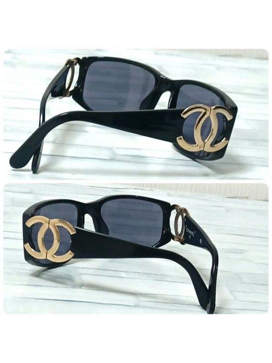 Chanel Sunglasses Black CC Logo GD Exclusive Case Eyewear main image 7